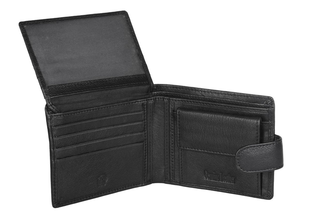 Black Leather Wallet – Style No. 1120