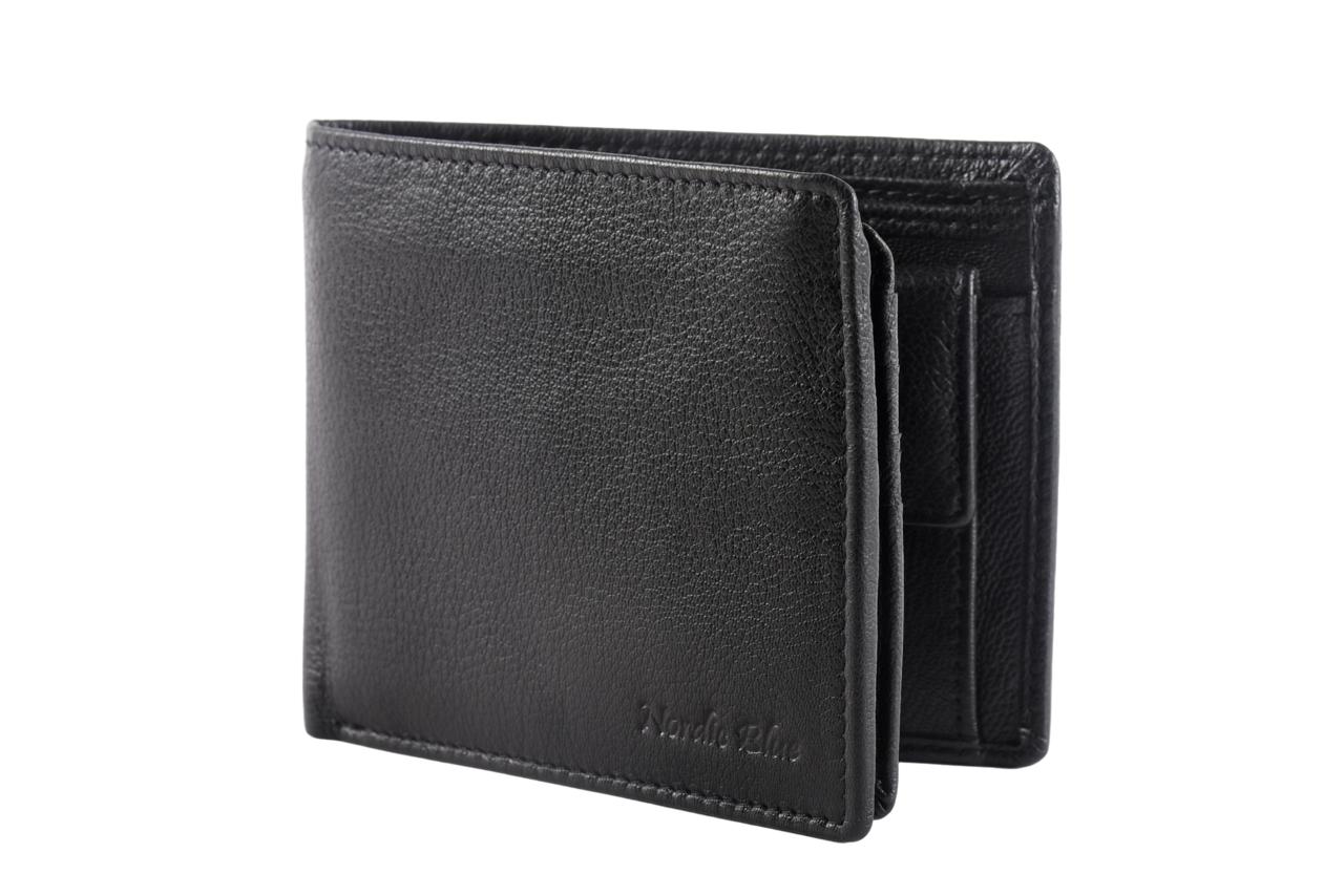 Black Leather Wallet – Style No. 1124