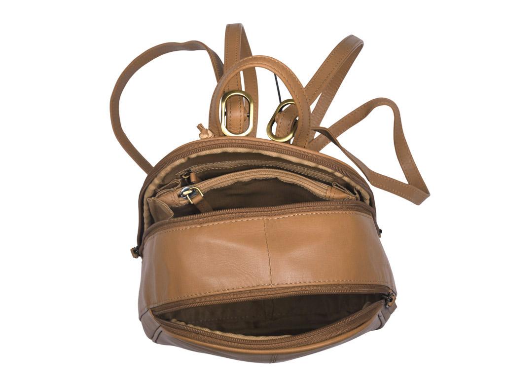 Tan Leather Backpack – Style No. 2519