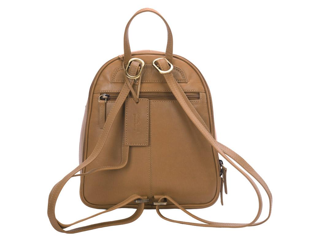 Tan Leather Backpack – Style No. 2519