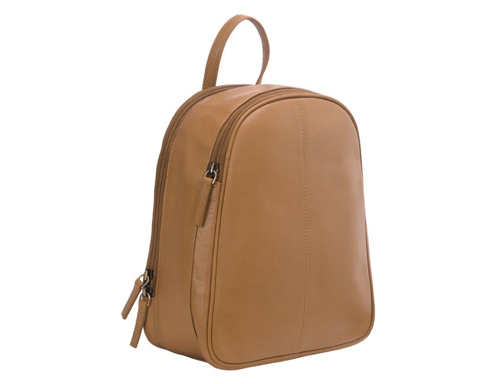 Tan Leather Backpack – Style No. 2519