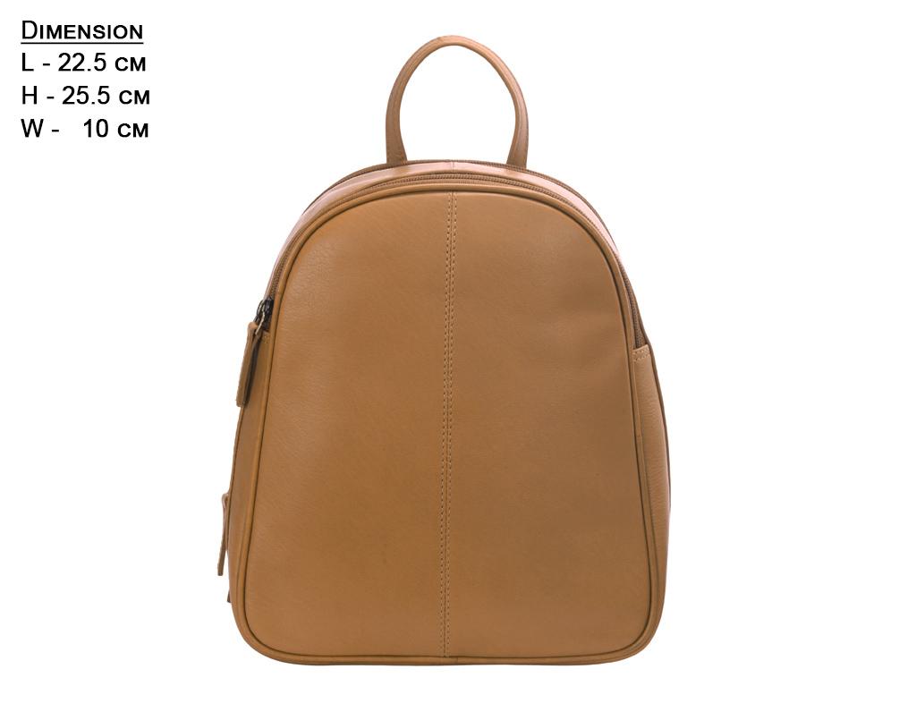 Tan Leather Backpack – Style No. 2519