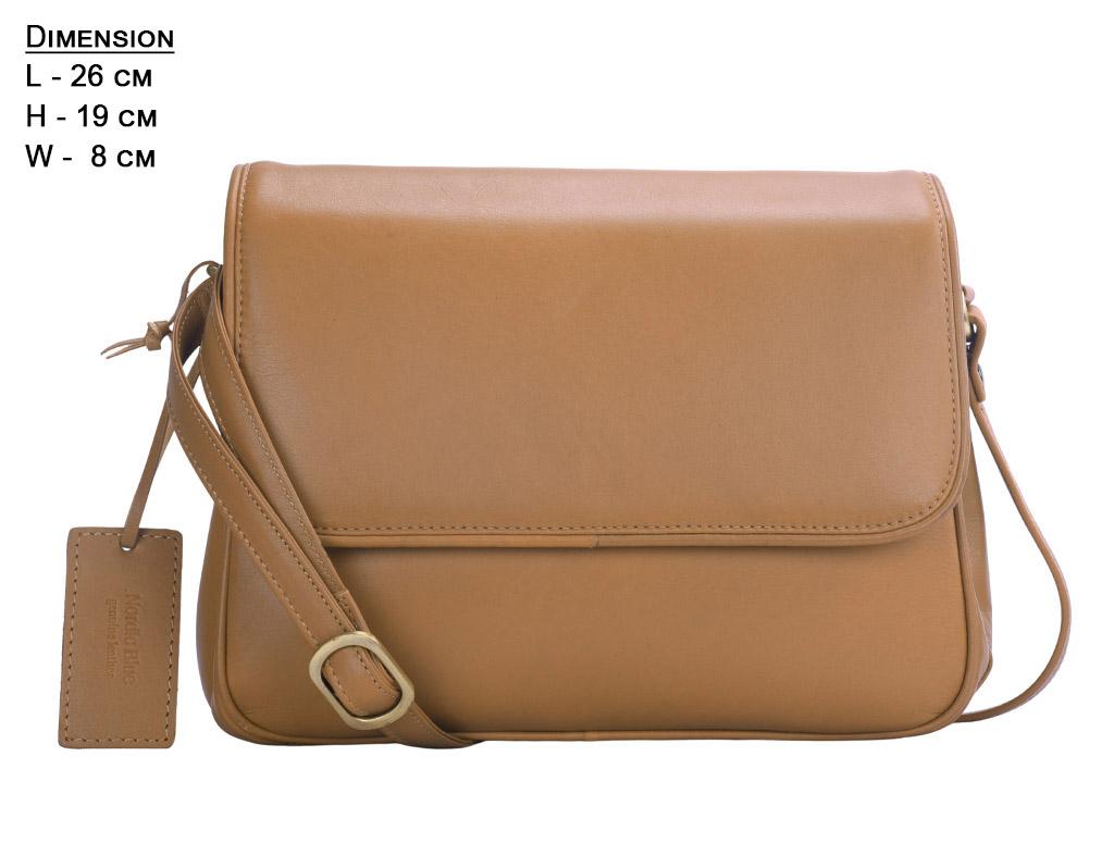 Tan Leather Handbag – Style No. 2518 | Timeless Everyday Tote
