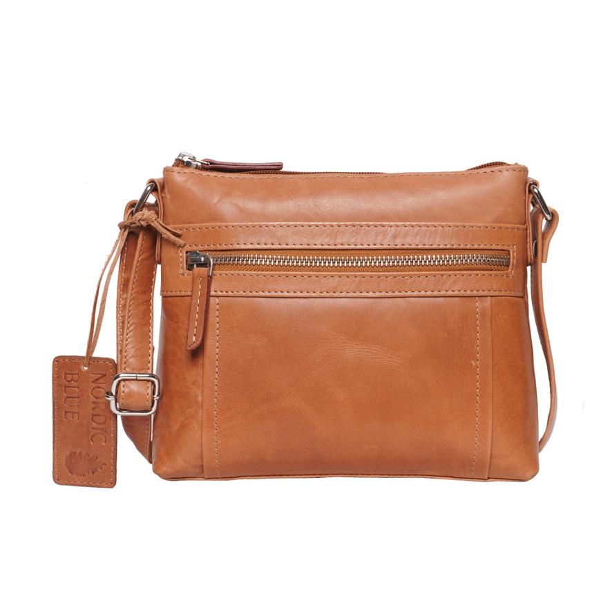 Blue Leather Handbag – Style No. 6561