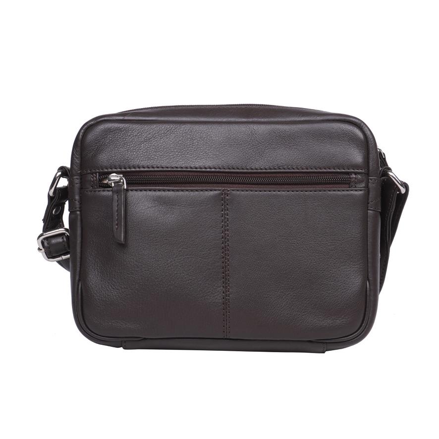 Black Leather Handbag – Style No. 6589