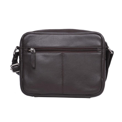Black Leather Handbag – Style No. 6589