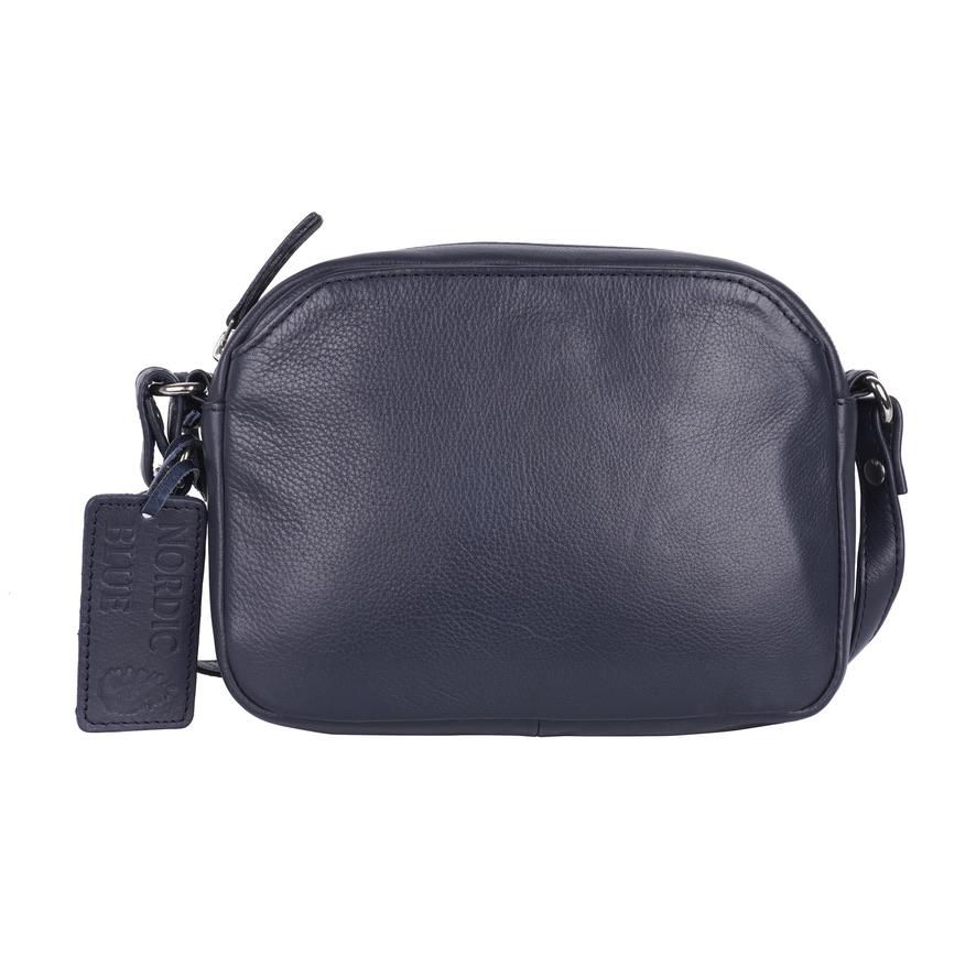 Blue Leather Handbag – Style No. 6554