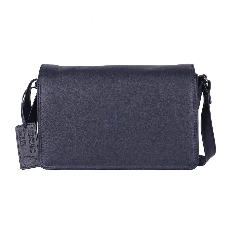 Blue Leather Handbag – Style No. 6710