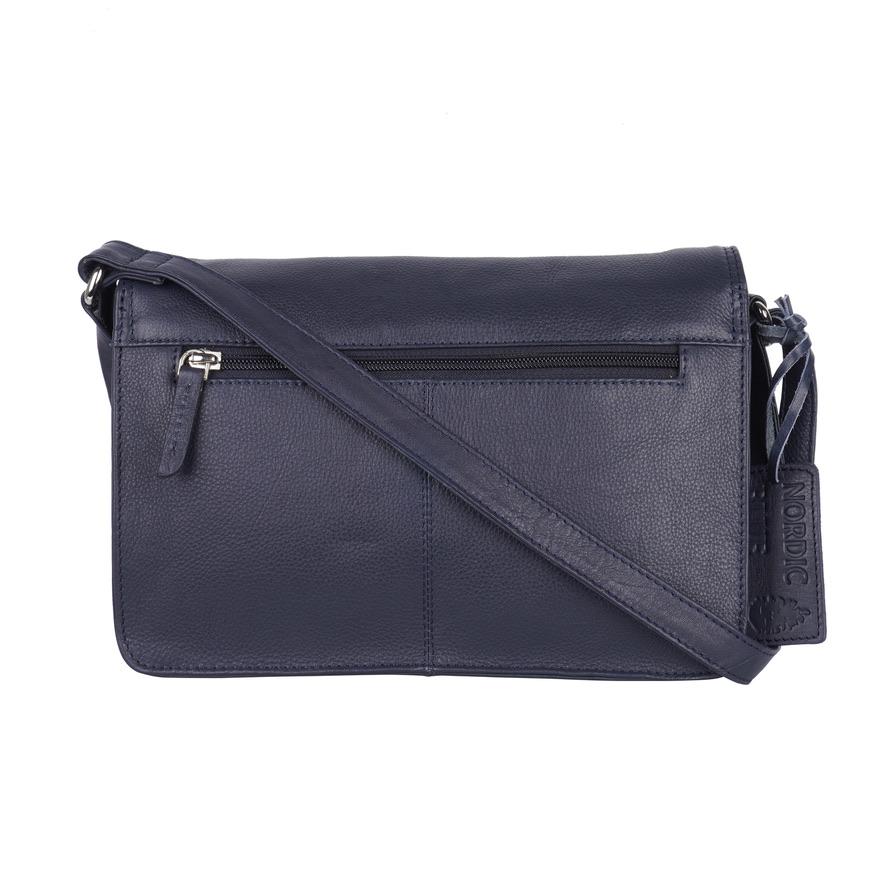 Blue Leather Handbag – Style No. 6710